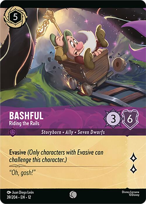 Bashful Riding the Rails