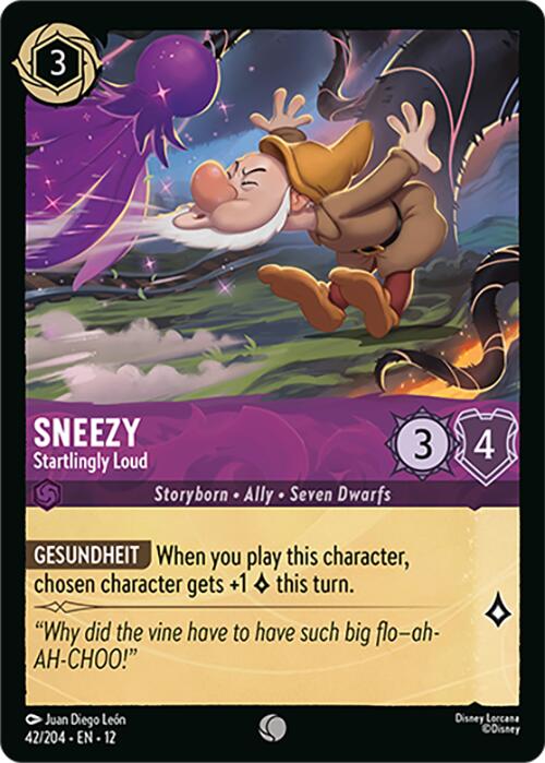 Sneezy Startlingly Loud
