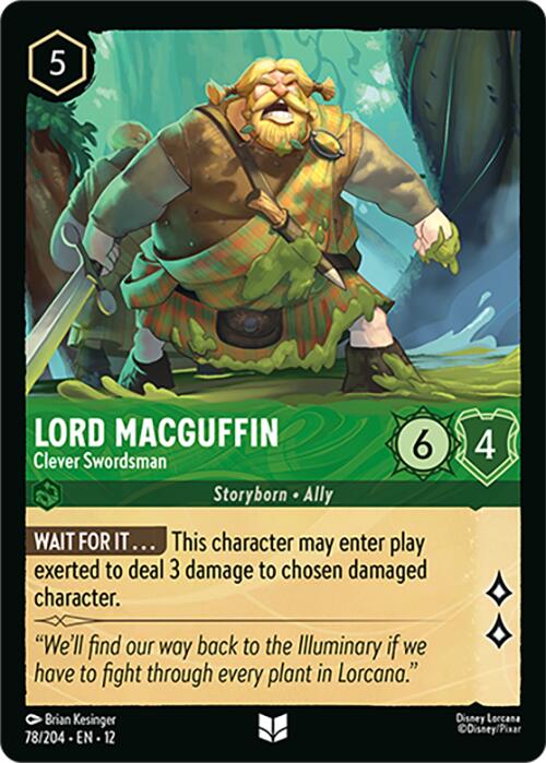 Lord MacGuffin Clever Swordsman