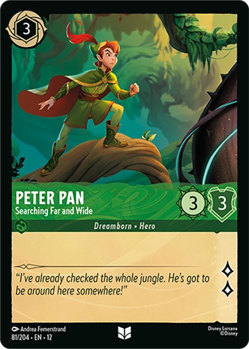 Peter Pan Searching Far and Wide