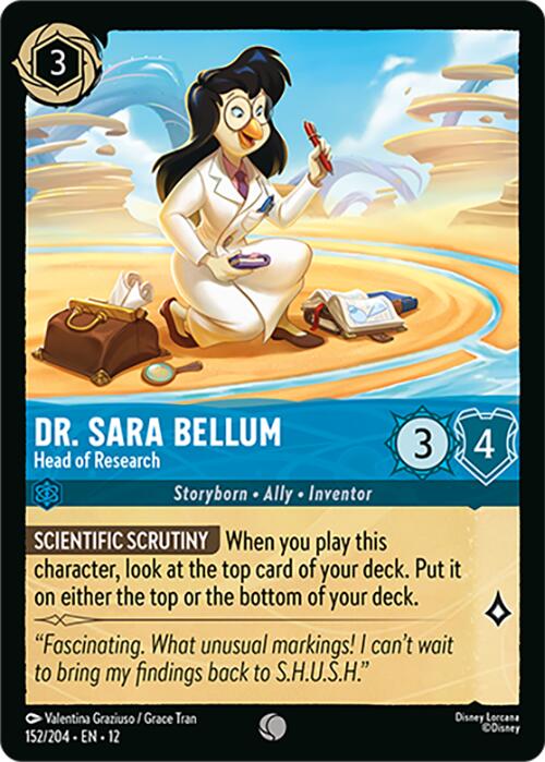 Dr. Sara Bellum Head of Research