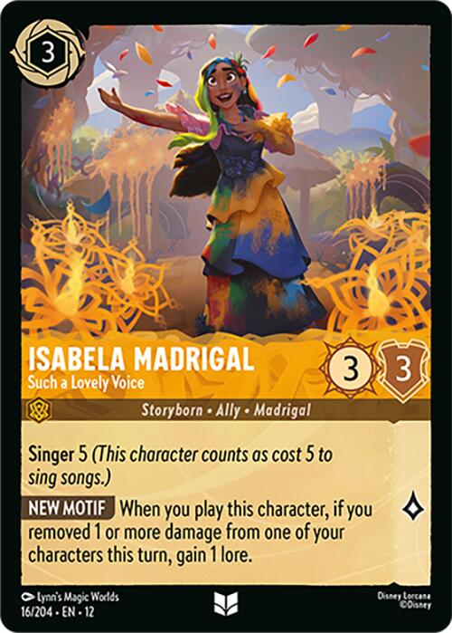 Isabela Madrigal Such a Lovely Voice