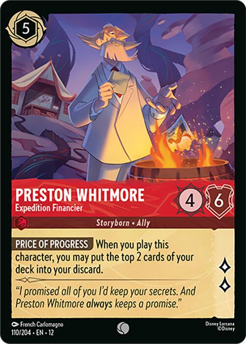 Preston Whitmore Expedition Financier