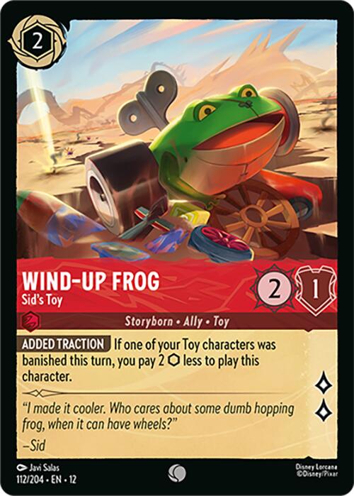 Wind-Up Frog Sid's Toy