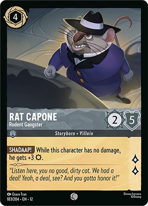 Rat Capone Rodent Gangster