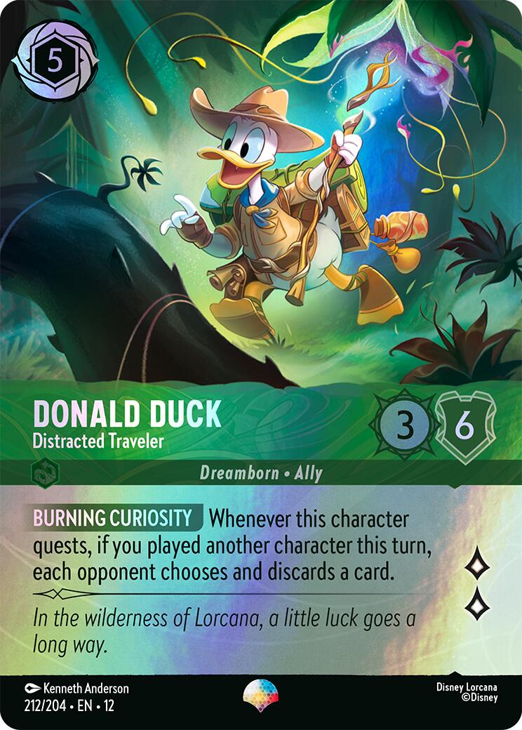 Donald Duck Distracted Traveler (Epic)