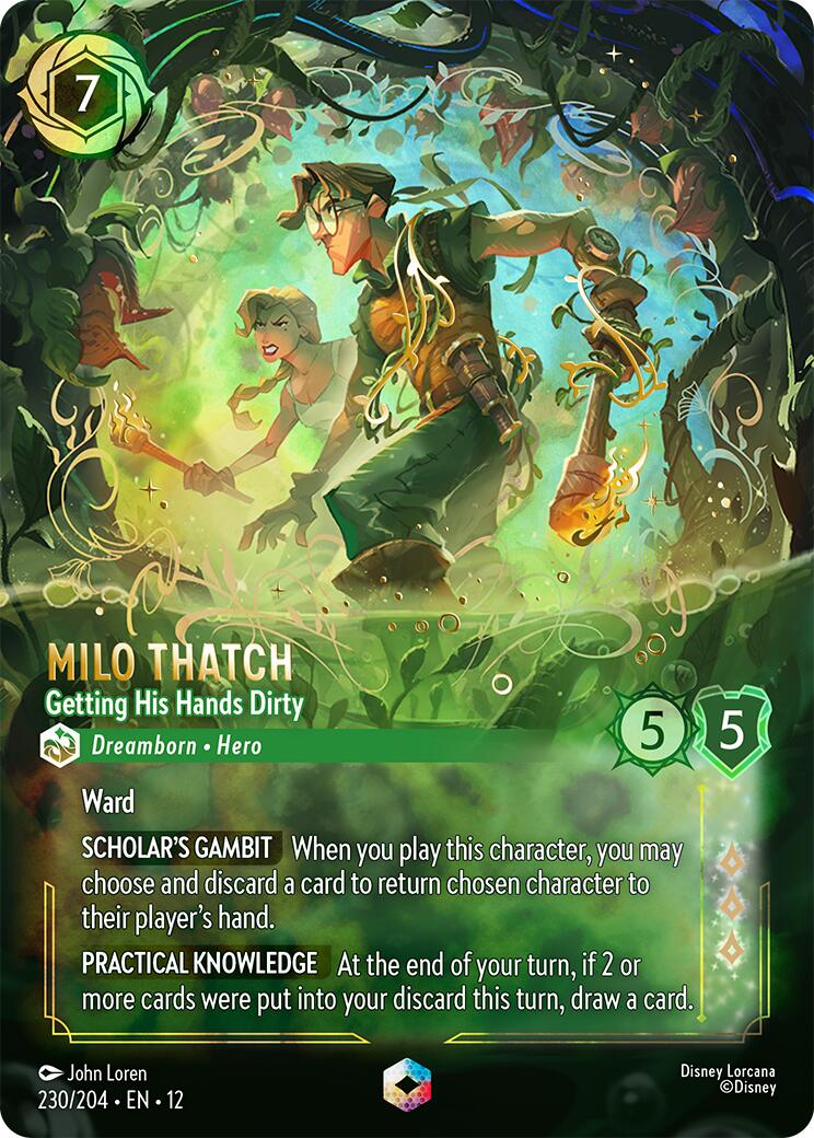 Milo Thatch Getting His Hands Dirty (Enchanted)